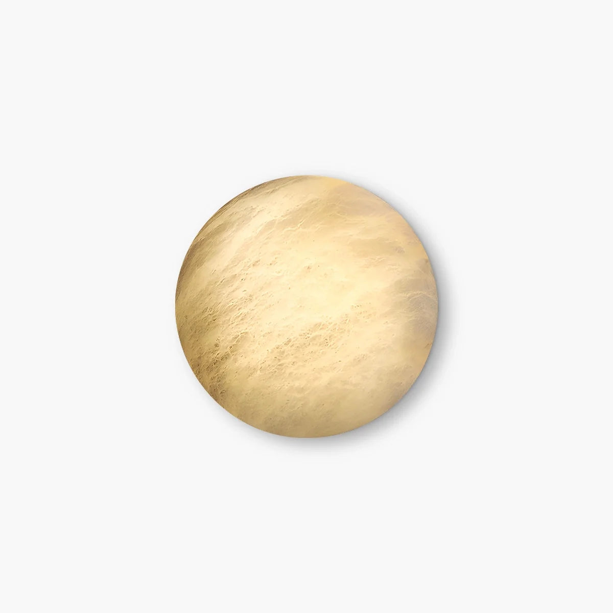 Feyran Modern Minimalist Circular Spanish Alabaster Wall Lamp
