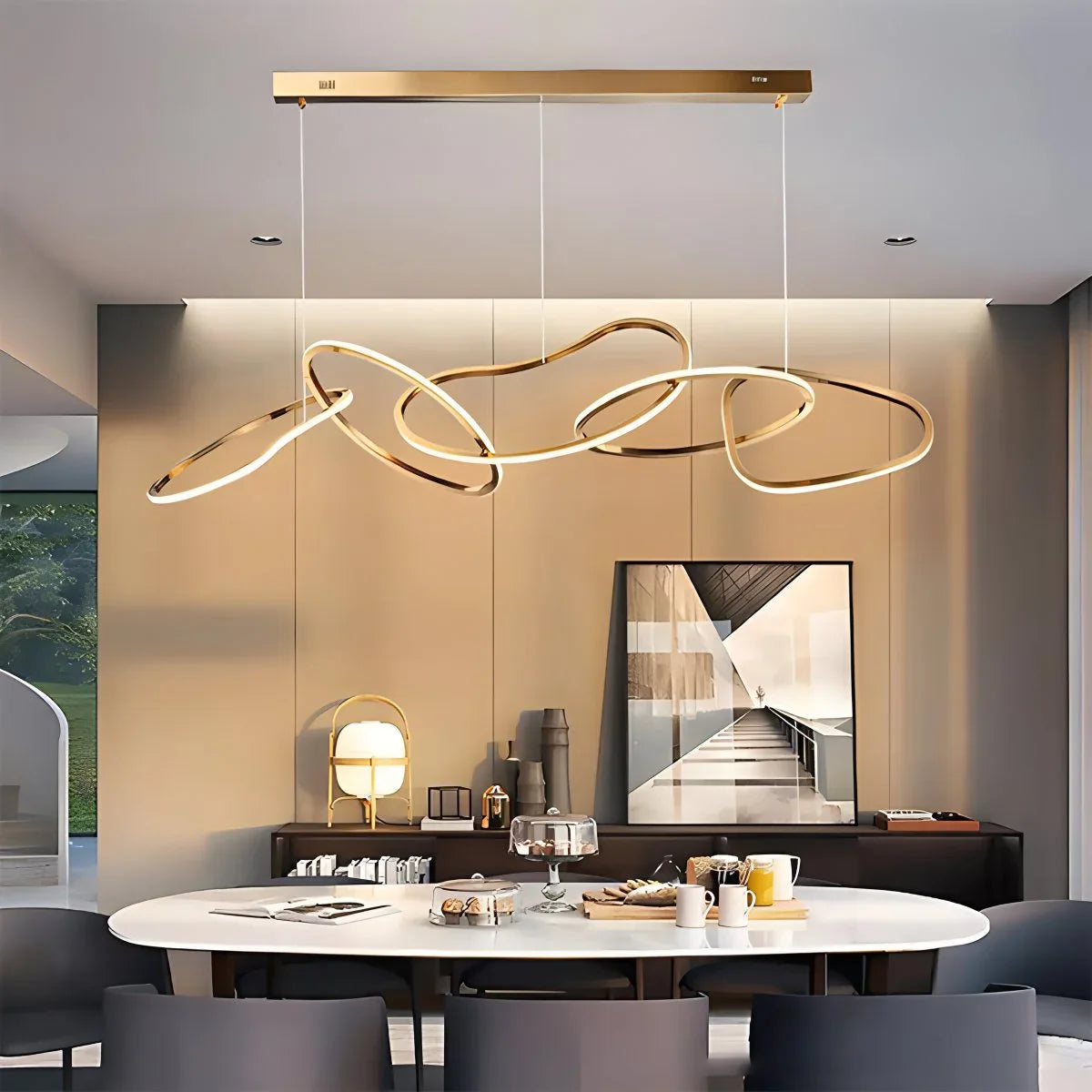 Feyran Modern Minimalist Ring Chandelier