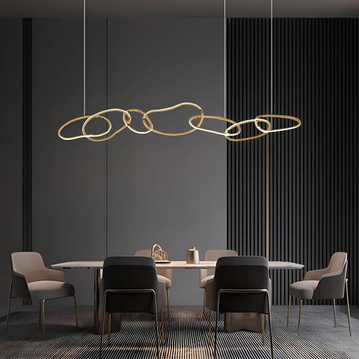 Feyran Modern Minimalist Ring Chandelier
