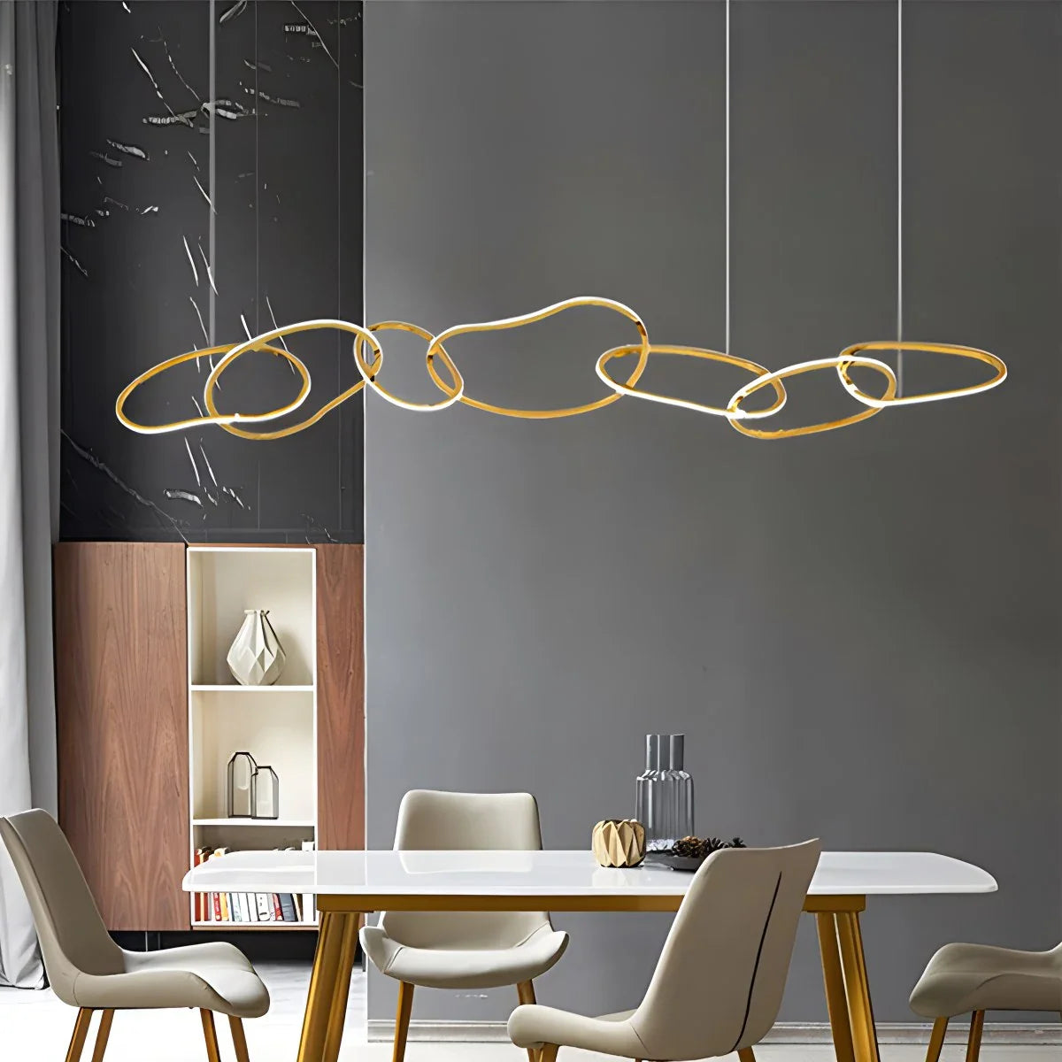 Feyran Modern Minimalist Ring Chandelier