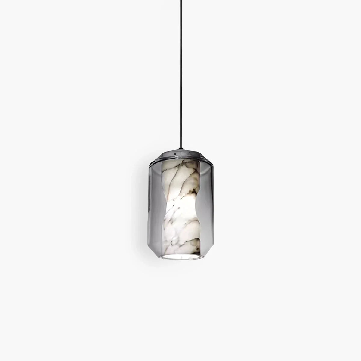 Feyran Modern Alabaster Glass Pendent Light for Bedroom