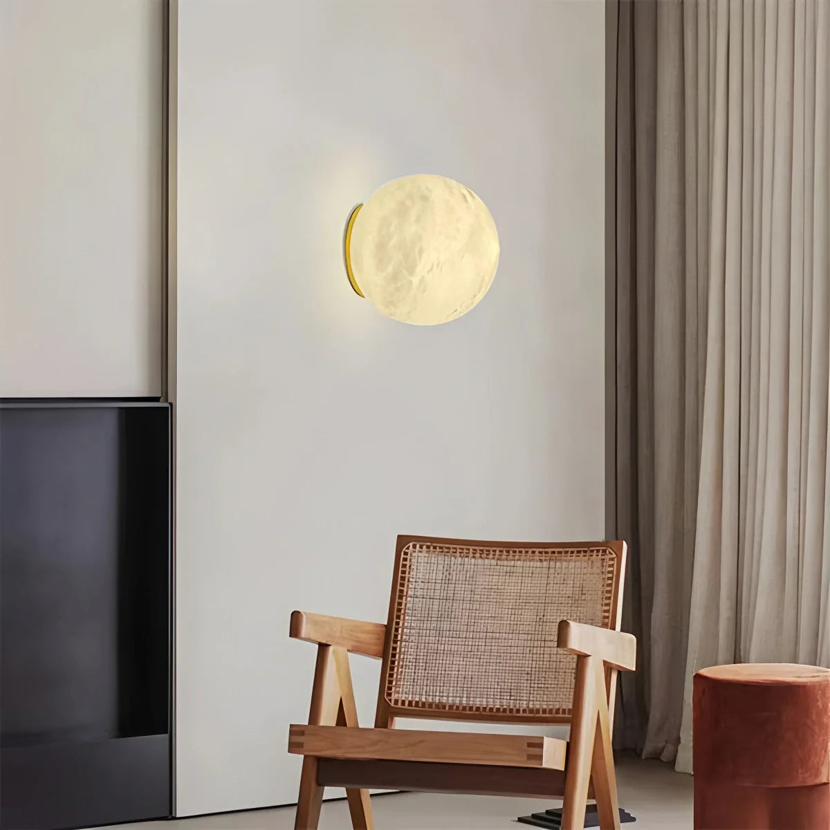 Feyran Modern Spherical Spanish Alabaster Wall Sconce