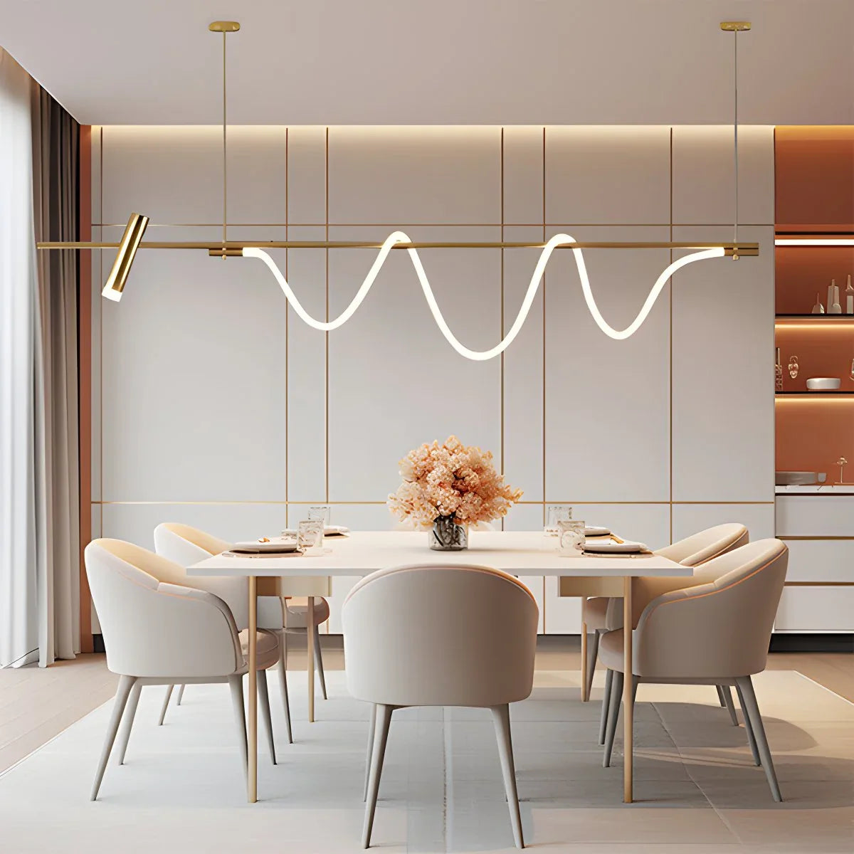 Feyran Modern Spotlight Long Pendant Light