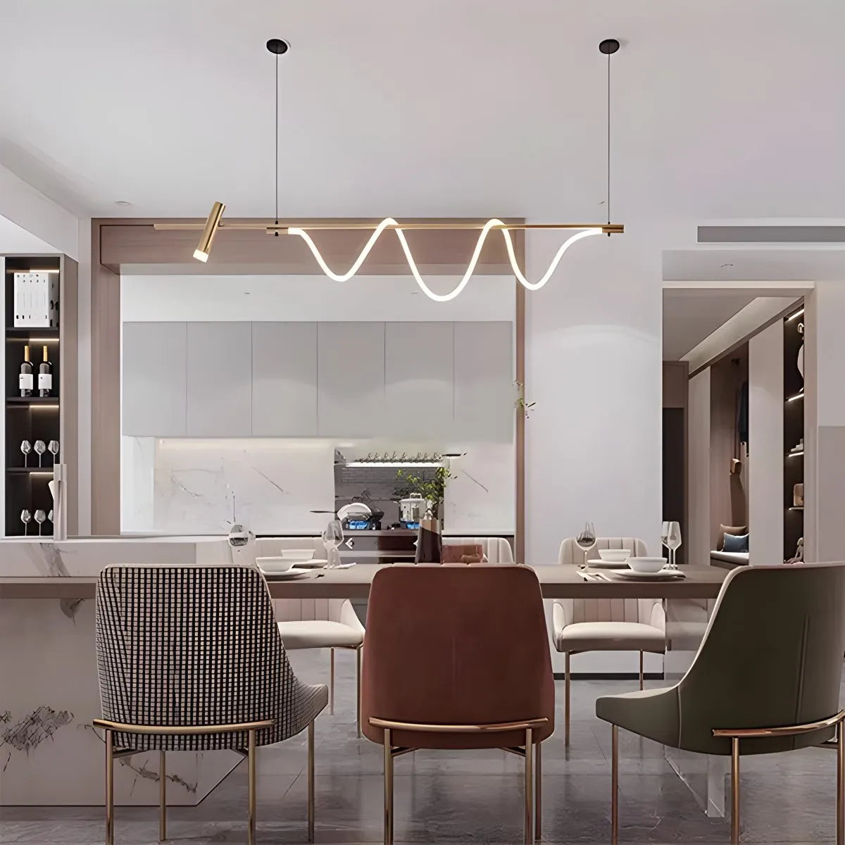 Feyran Modern Spotlight Long Pendant Light