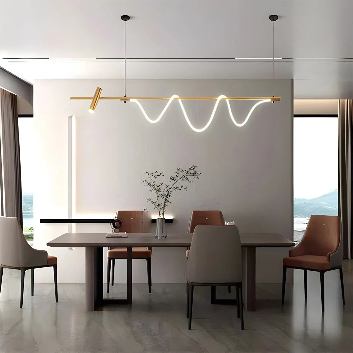 Feyran Modern Spotlight Long Pendant Light