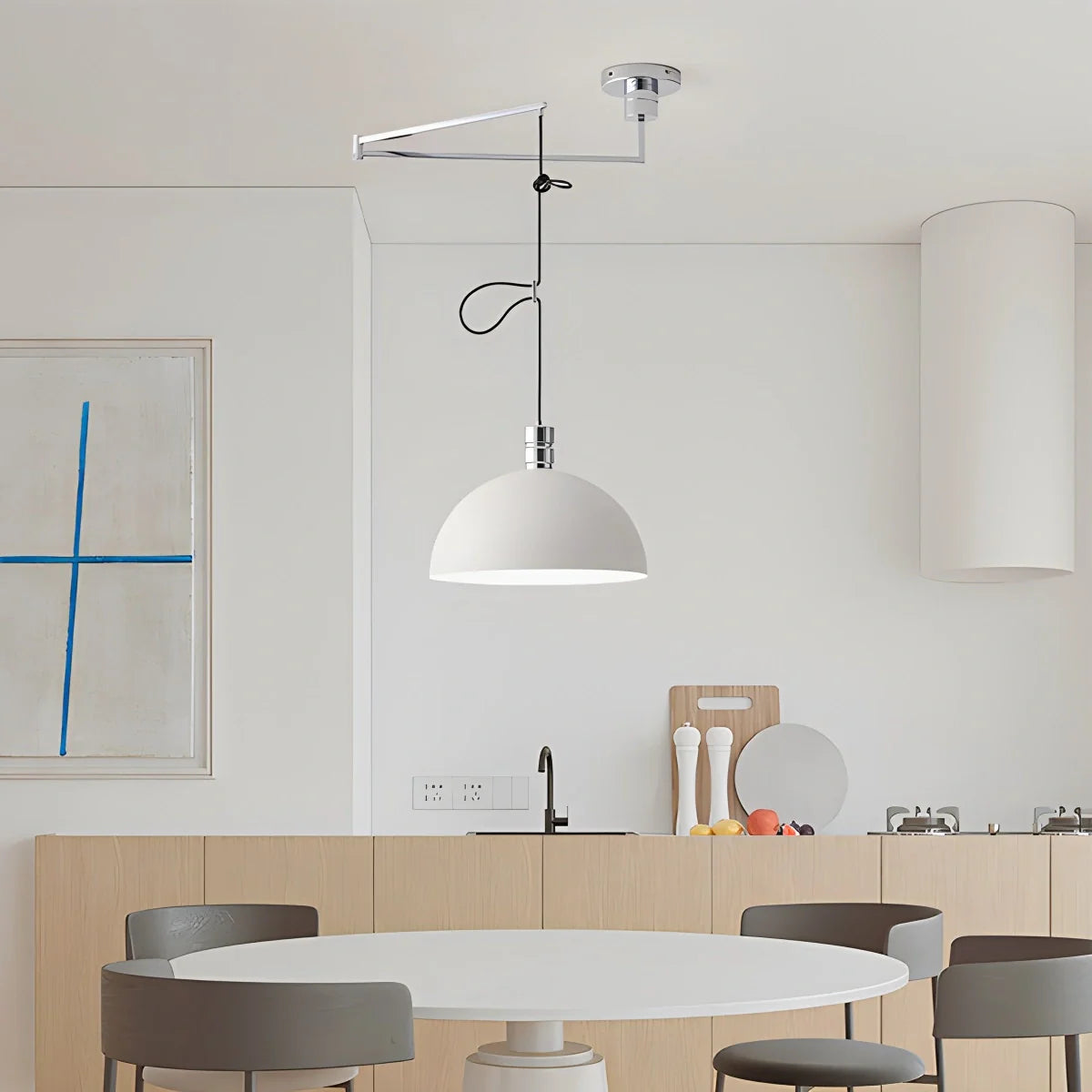 Feyran Bauhaus Creative Rocker Glass Pendant Light