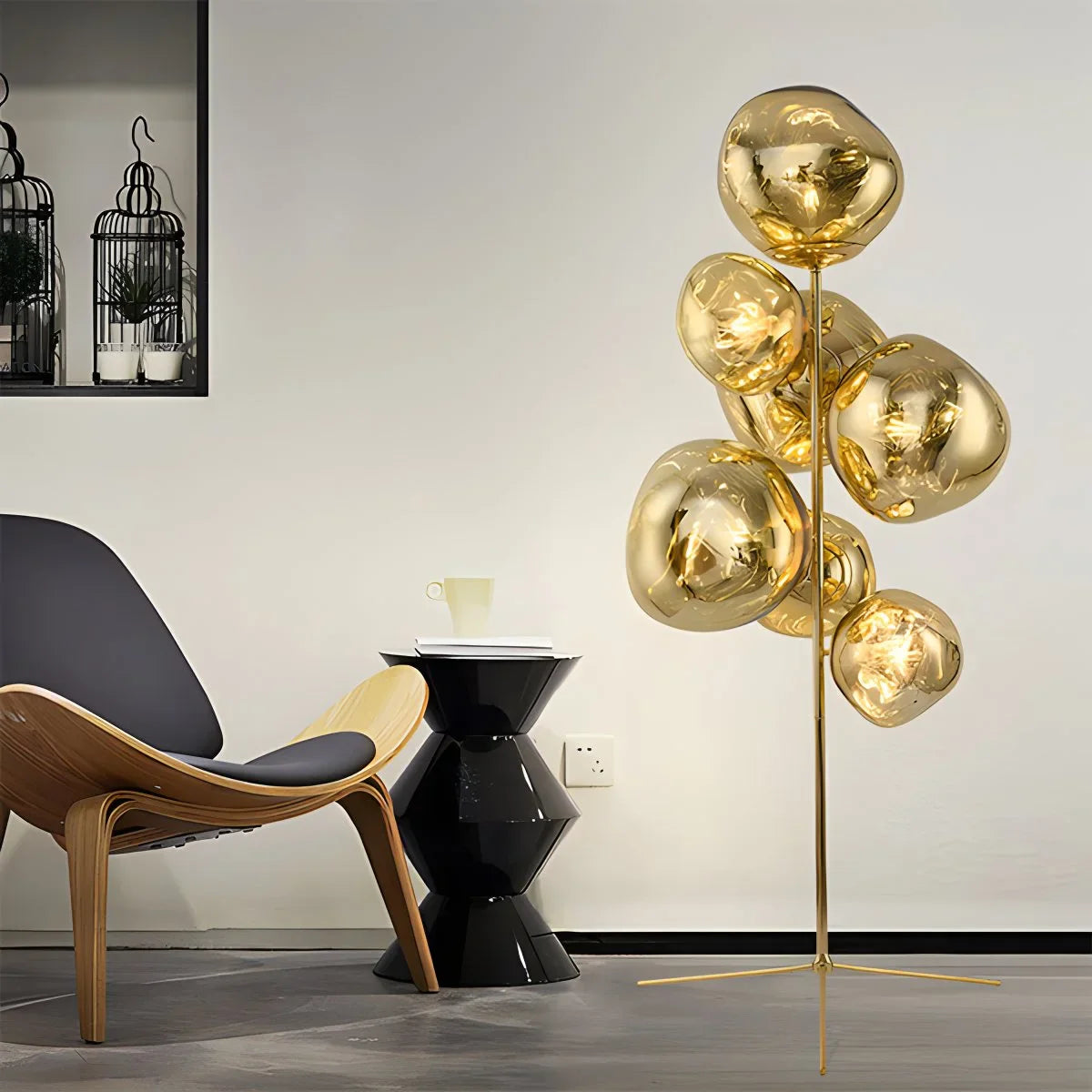 Feyran Multi-Light Melt Lava Floor Lamp