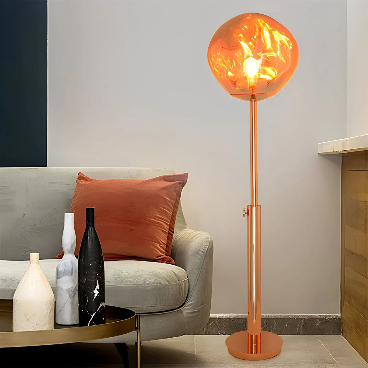 Feyran Multi-Light Melt Lava Floor Lamp