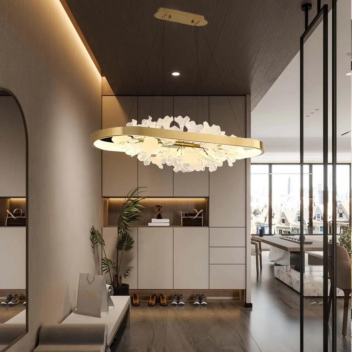 Feyran Nordic Light Luxury Ring Creative Chandelier
