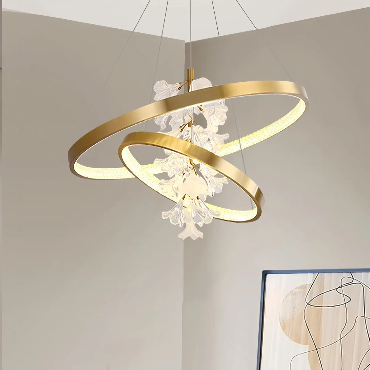 Feyran Nordic Light Luxury Ring Creative Chandelier