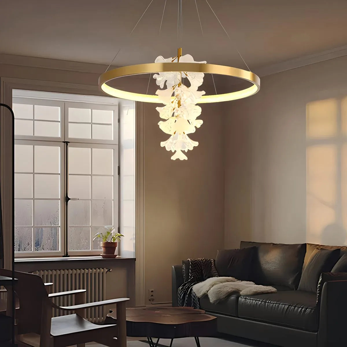 Feyran Nordic Light Luxury Ring Creative Chandelier