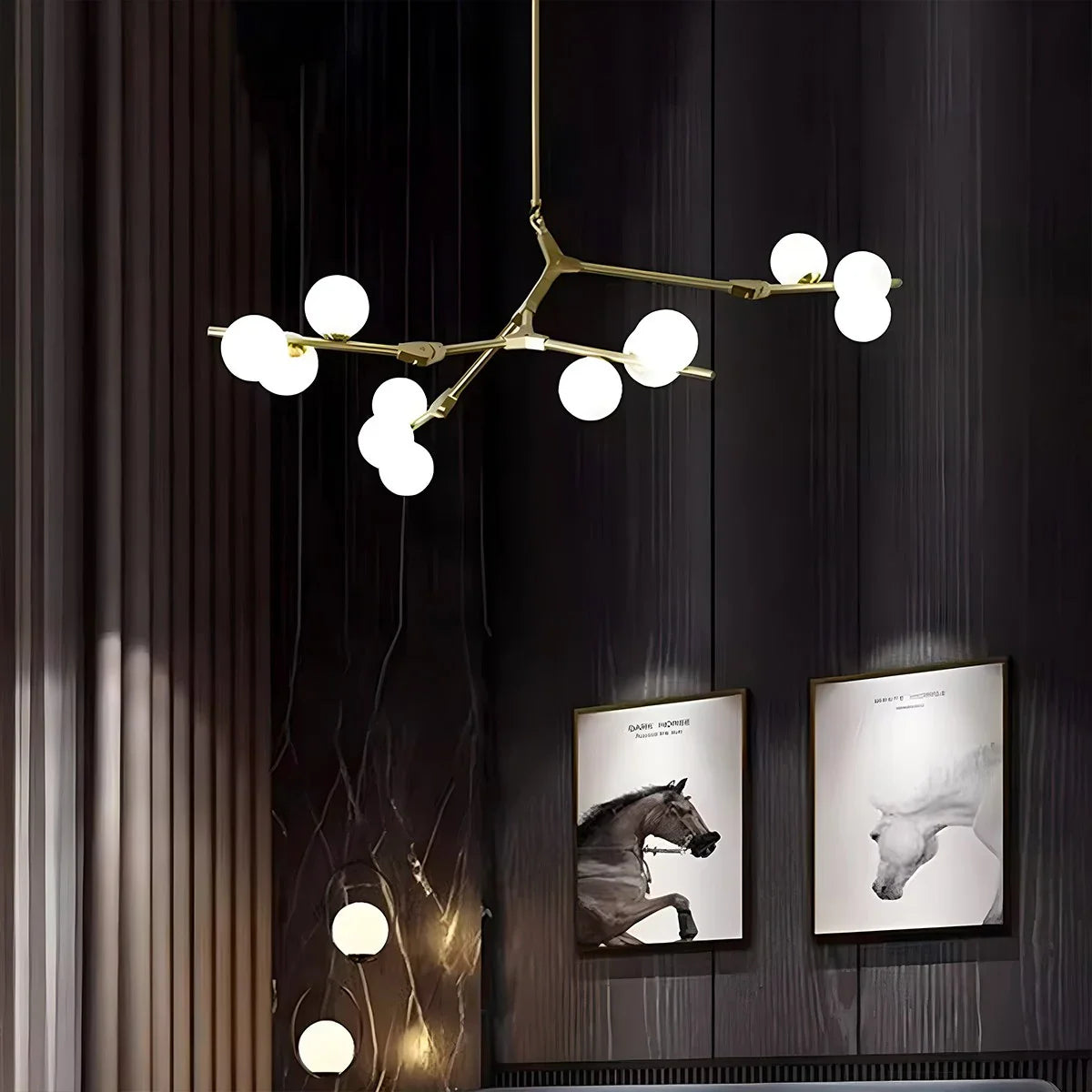 Feyran Nordic Magic Bean Chandelier for Dining Area