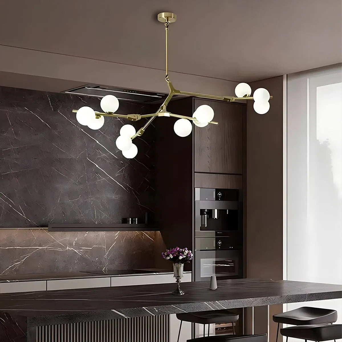 Feyran Nordic Magic Bean Chandelier for Dining Area