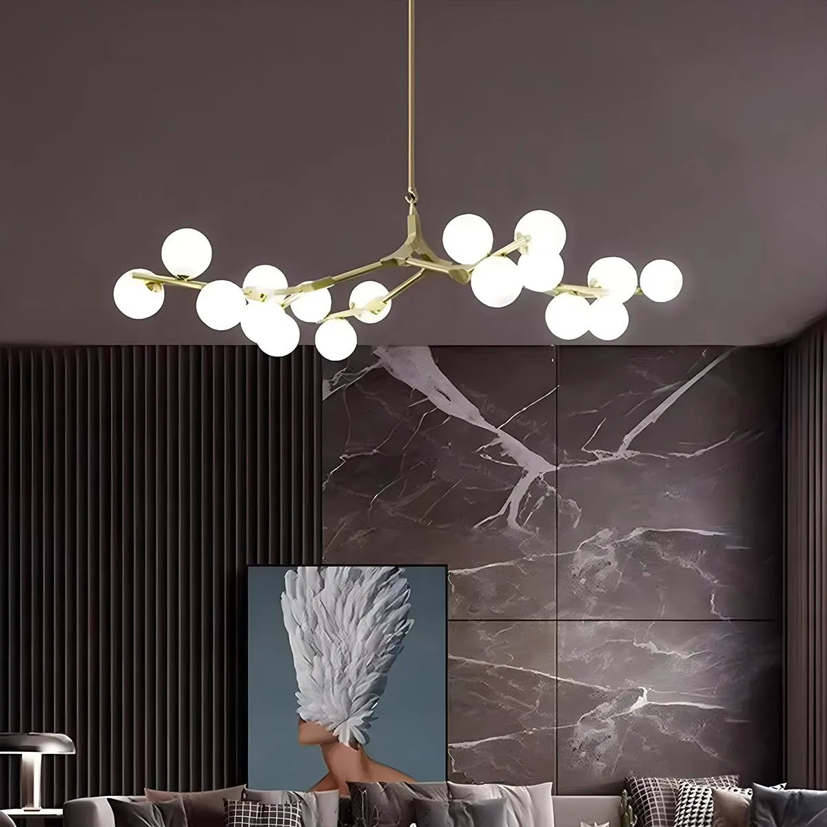 Feyran Nordic Magic Bean Chandelier for Dining Area
