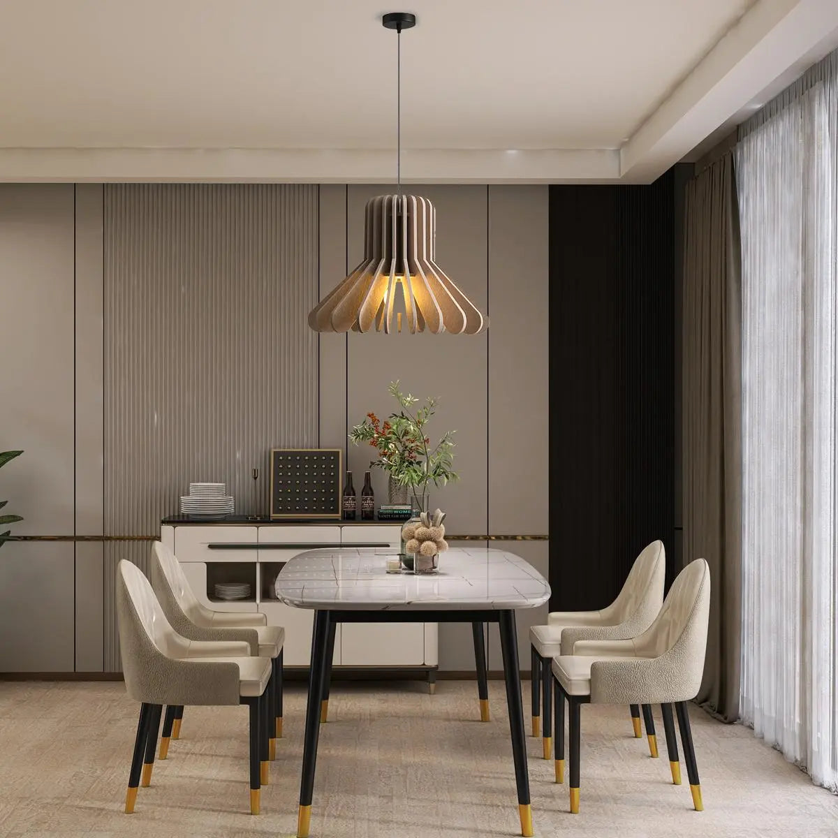 Feyran Nordic Octopus Felt Acoustic Pendant Light