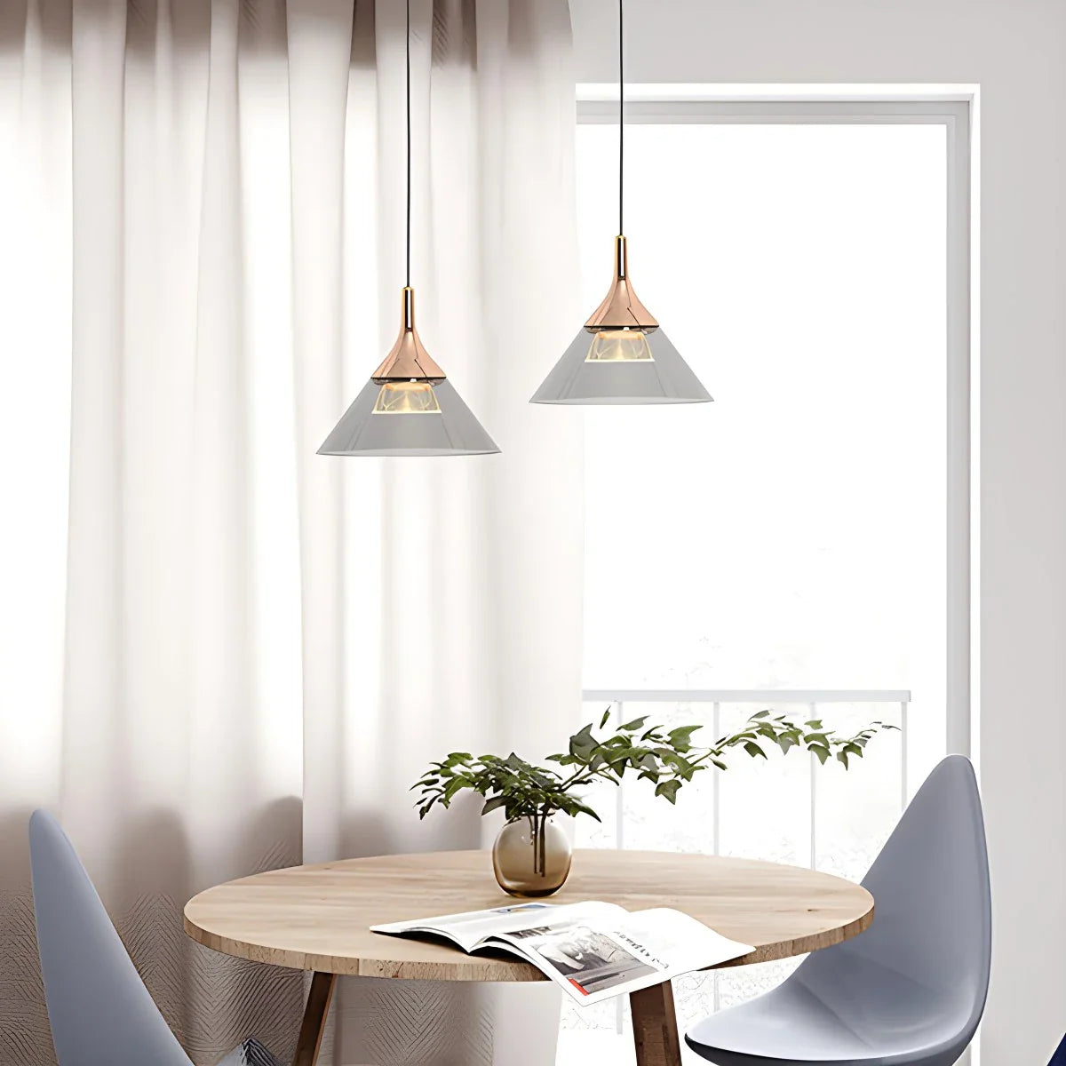 Feyran Nordic Led Art Pendant Light for Dining Room
