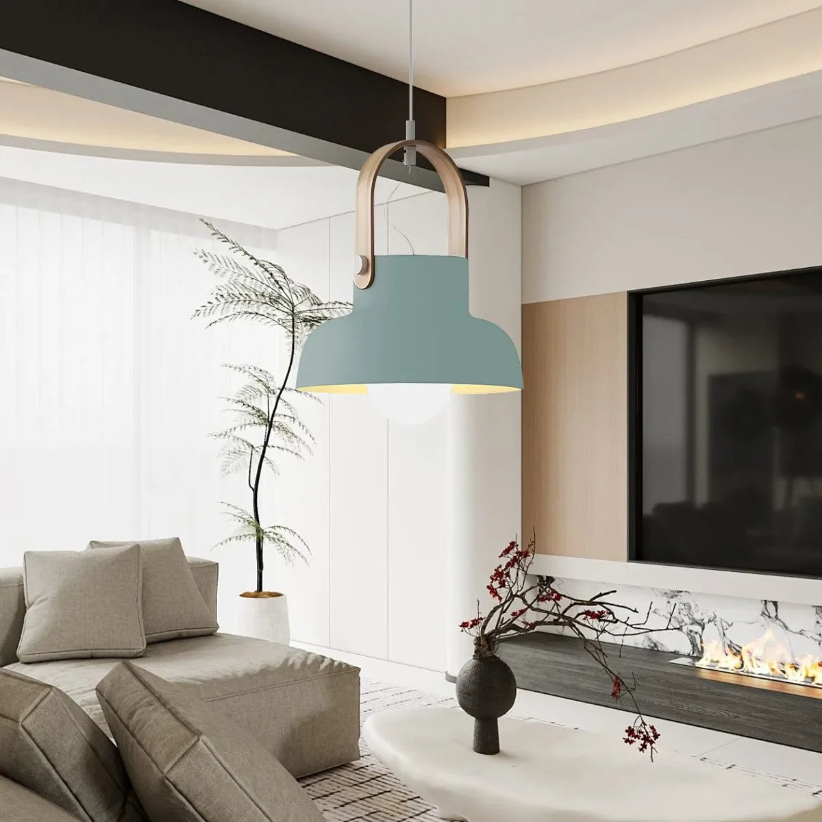 Feyran Nordic Macaron Pendant Light for Dining Room Kitchen