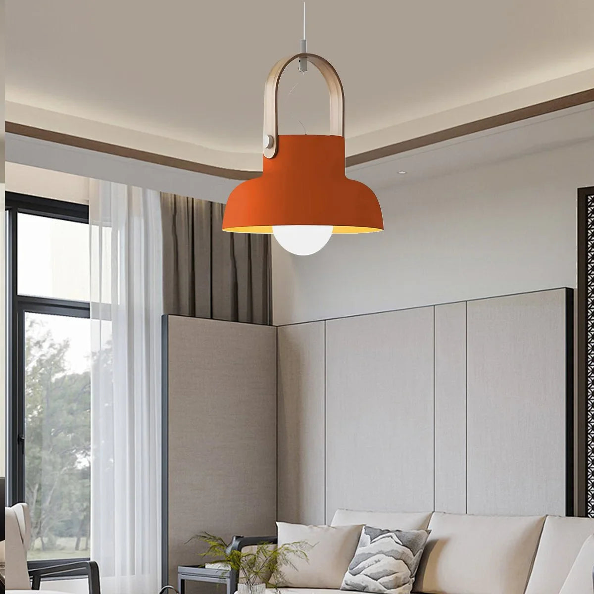 Feyran Nordic Macaron Pendant Light for Dining Room Kitchen