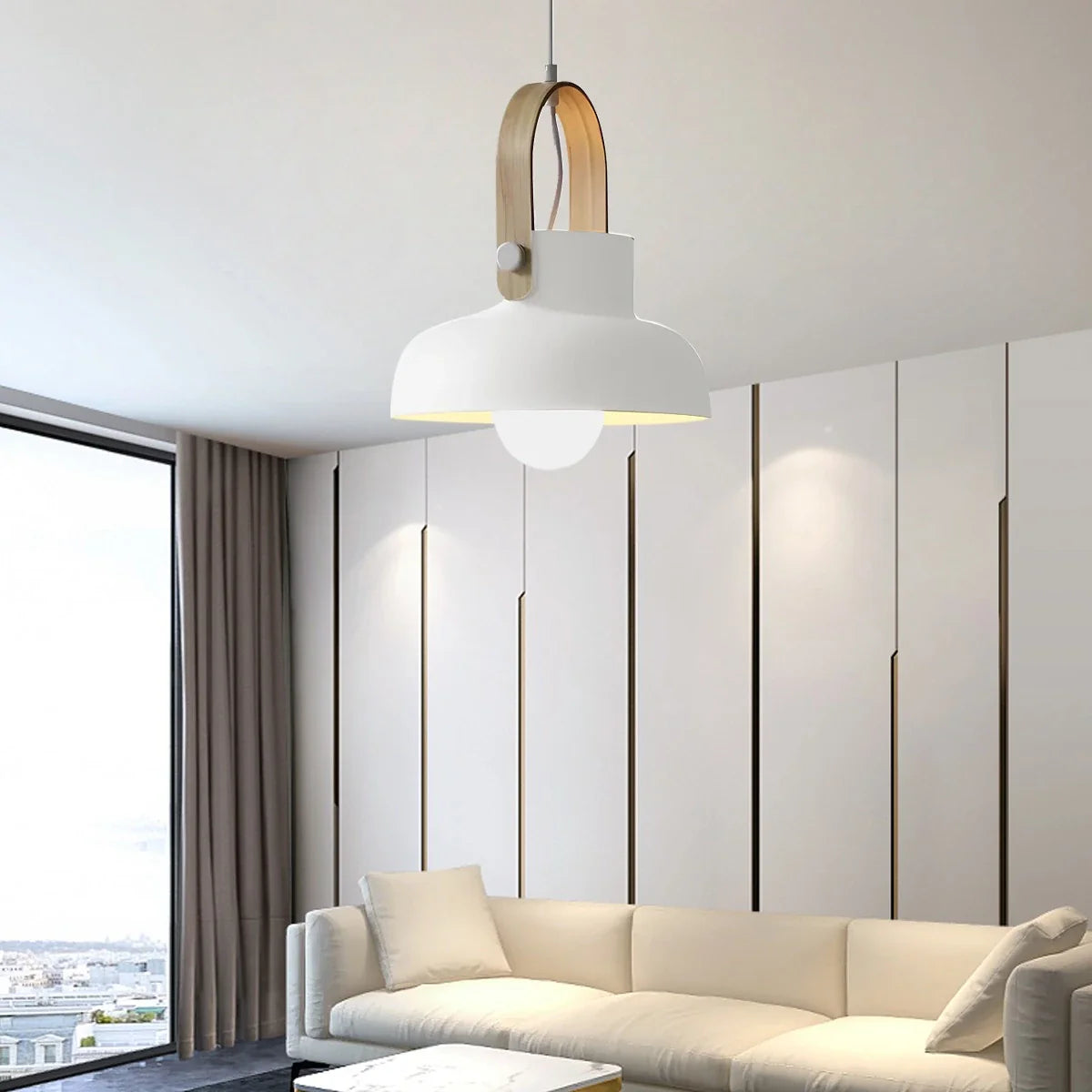 Feyran Nordic Macaron Pendant Light for Dining Room Kitchen