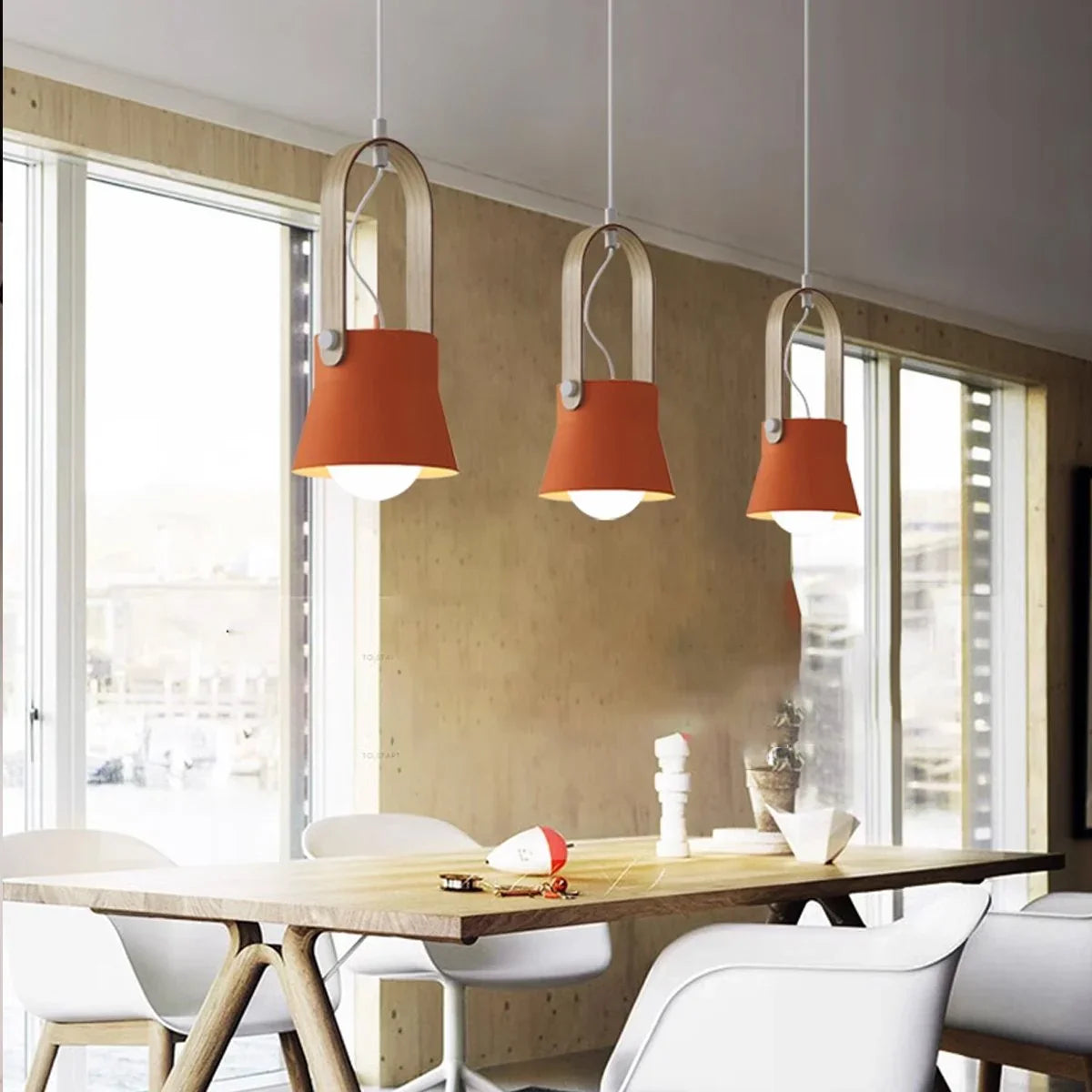 Feyran Nordic Macaron Pendant Light for Dining Room Kitchen