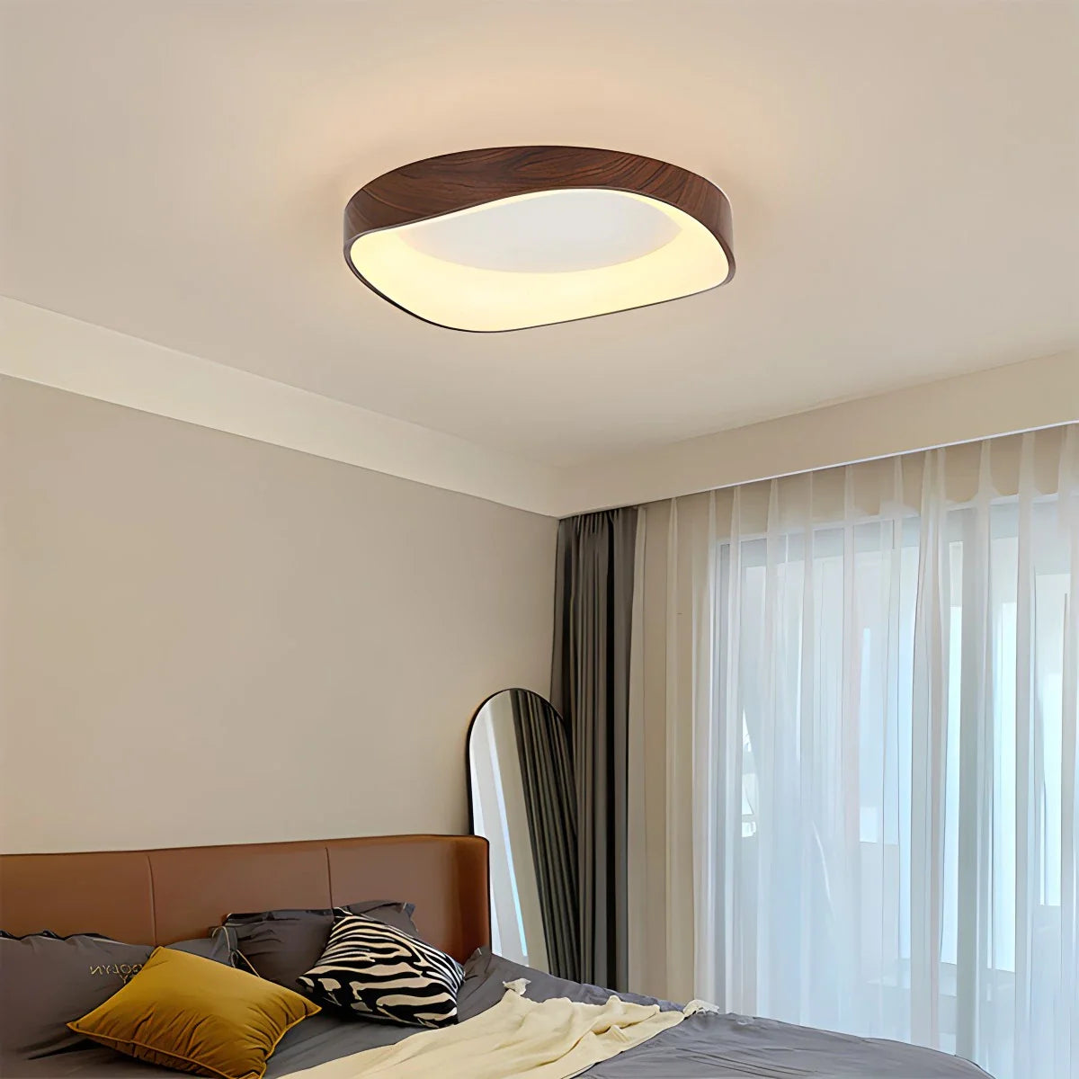 Feyran Nordic Acrylic Circle Ceiling Light for Bedroom