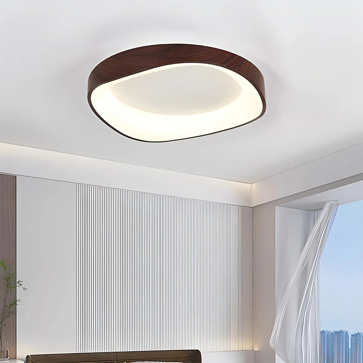 Feyran Nordic Acrylic Circle Ceiling Light for Bedroom