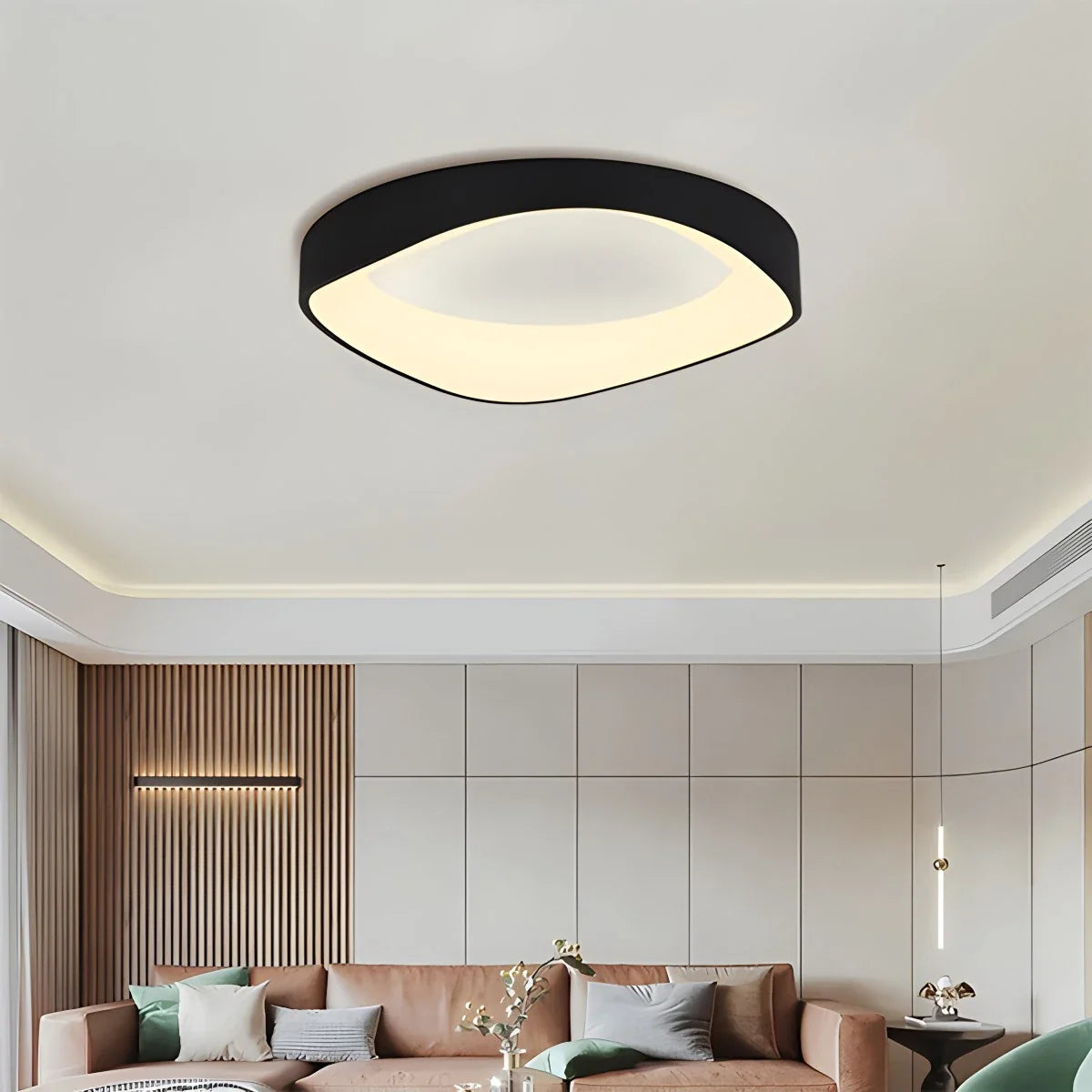 Feyran Nordic Acrylic Circle Ceiling Light for Bedroom