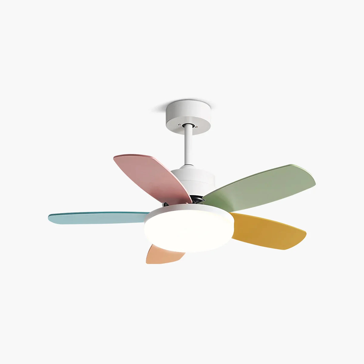 Feyran Nordic Colorful Leaf Ceiling Fan Light