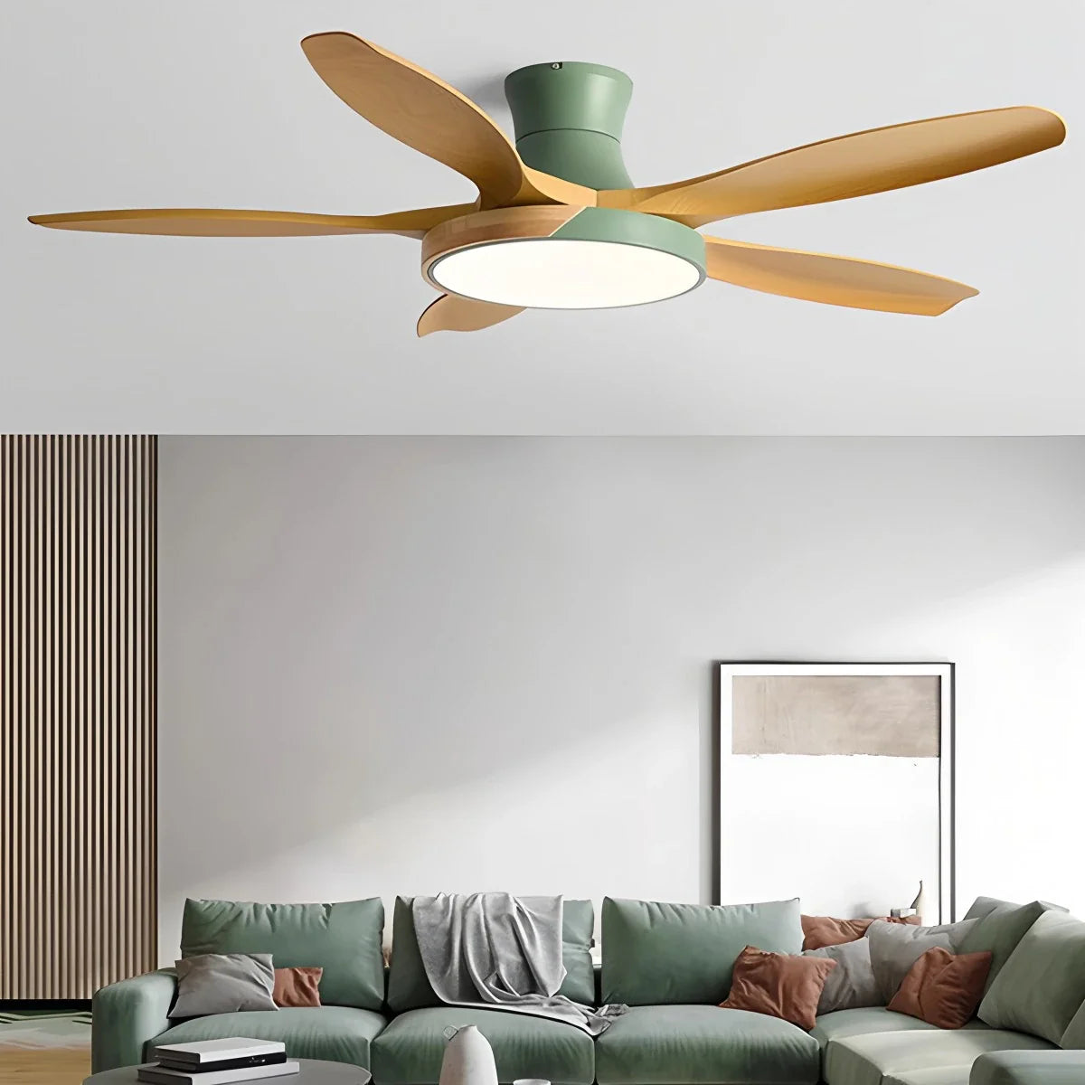 Feyran Nordic 5-Blade LED Ceiling Fan Light