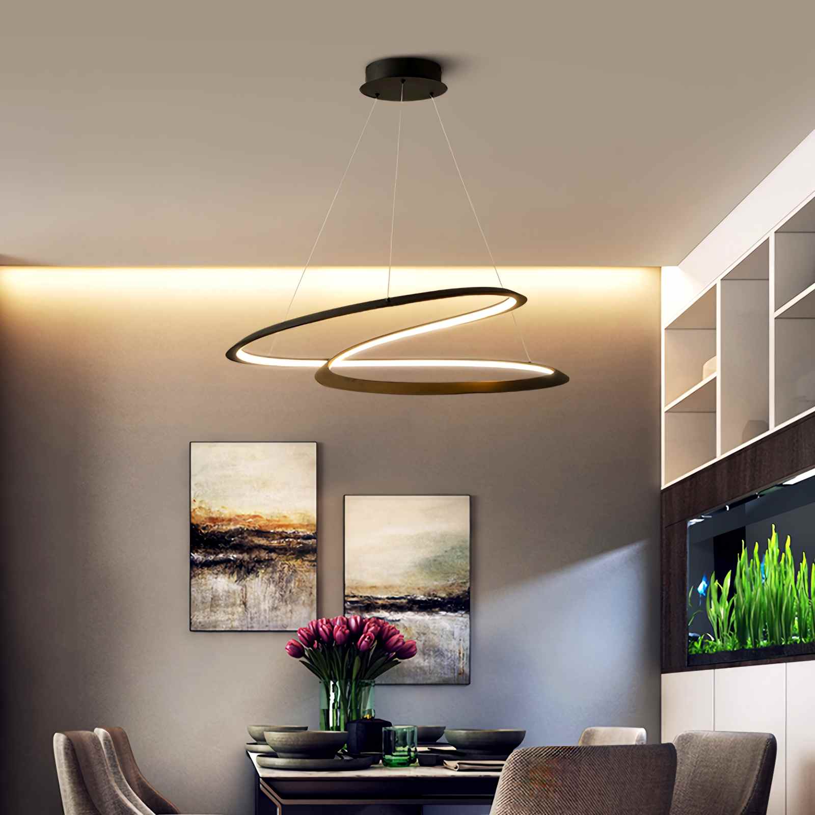 Feyran Nordic Ring Personality Chandelier