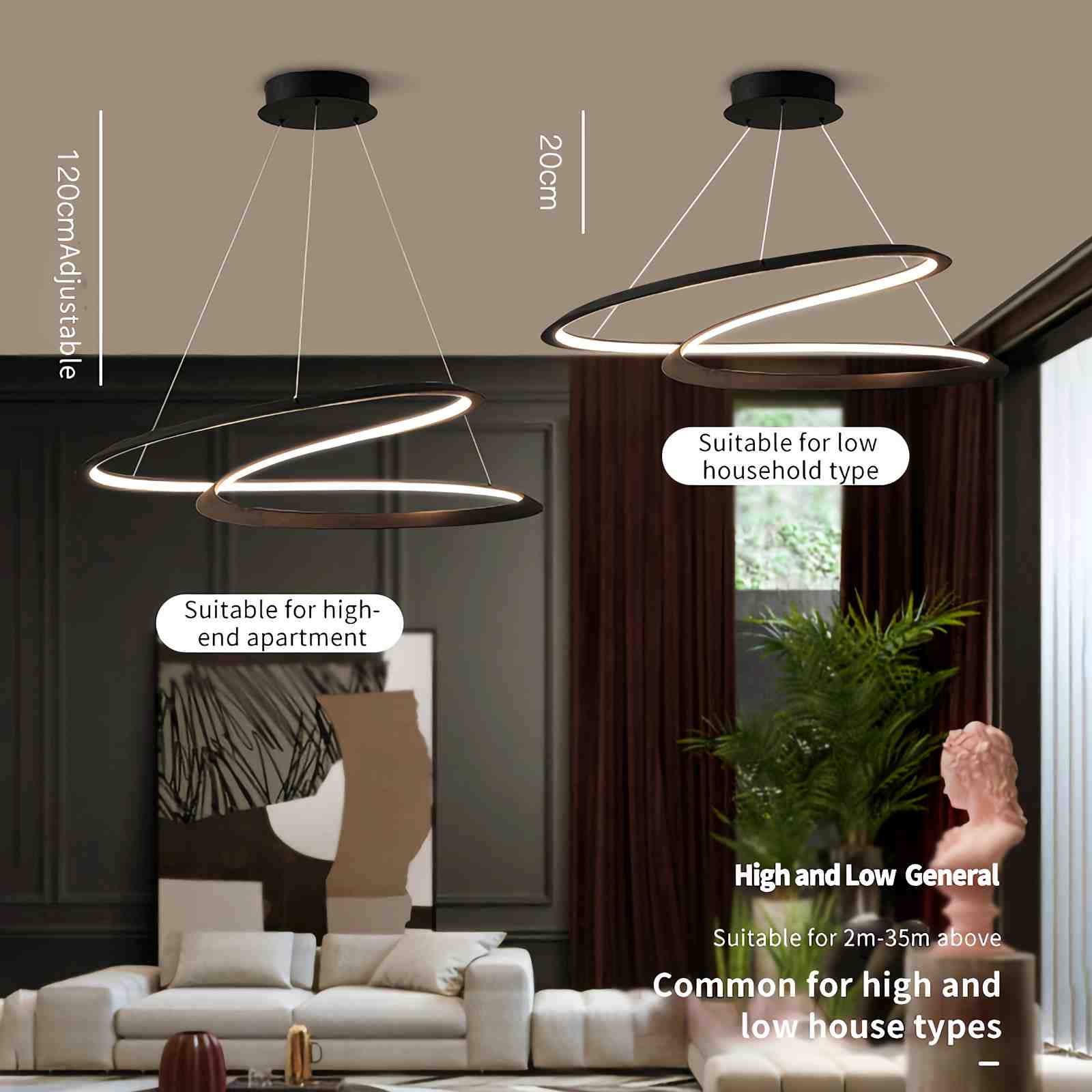 Feyran Nordic Ring Personality Chandelier