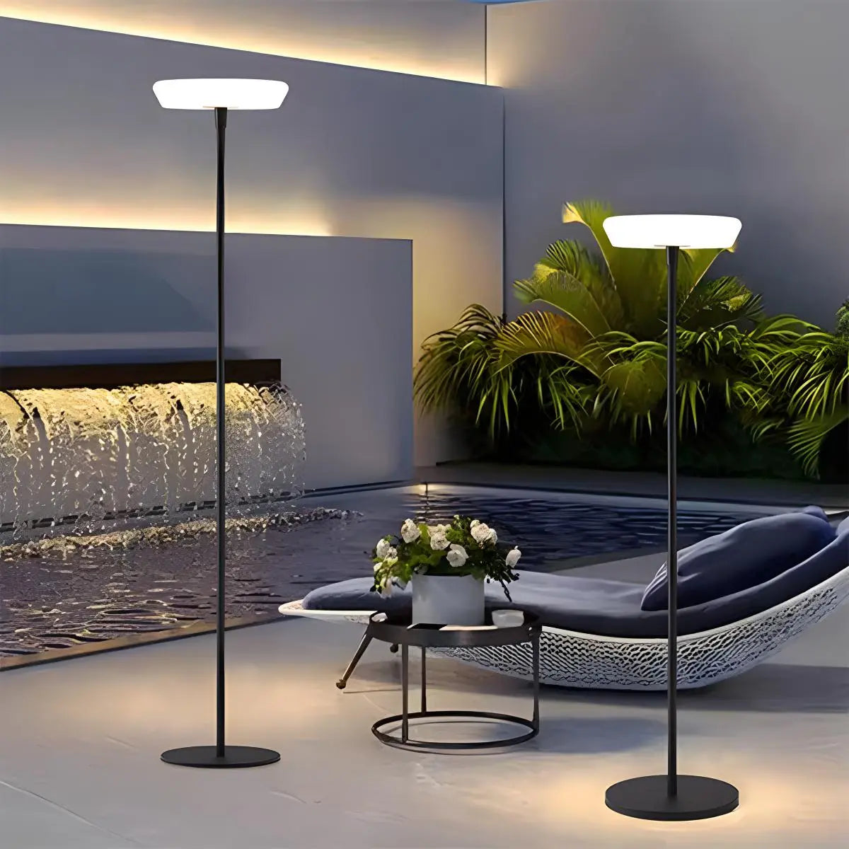 Feyran Outdoor Solar LED Floor Lamp for Garden