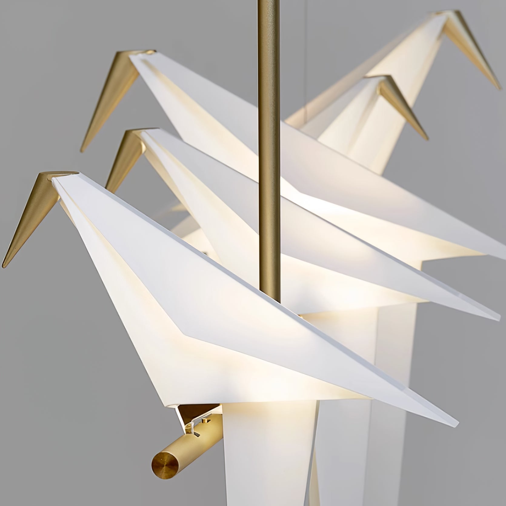 Feyran Paper Crane Bird Chandelier for Dining Room