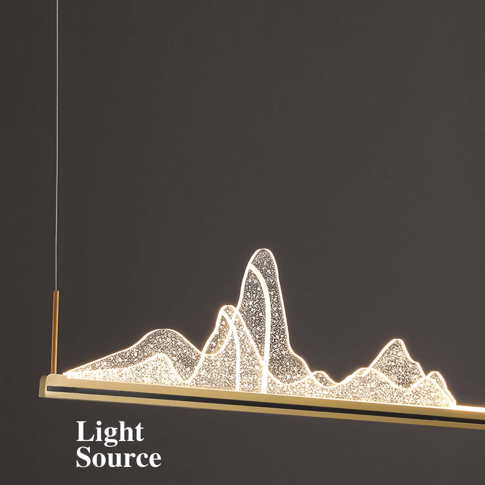 Feyran Nordic Light Luxury Snow Mountain Chandelier
