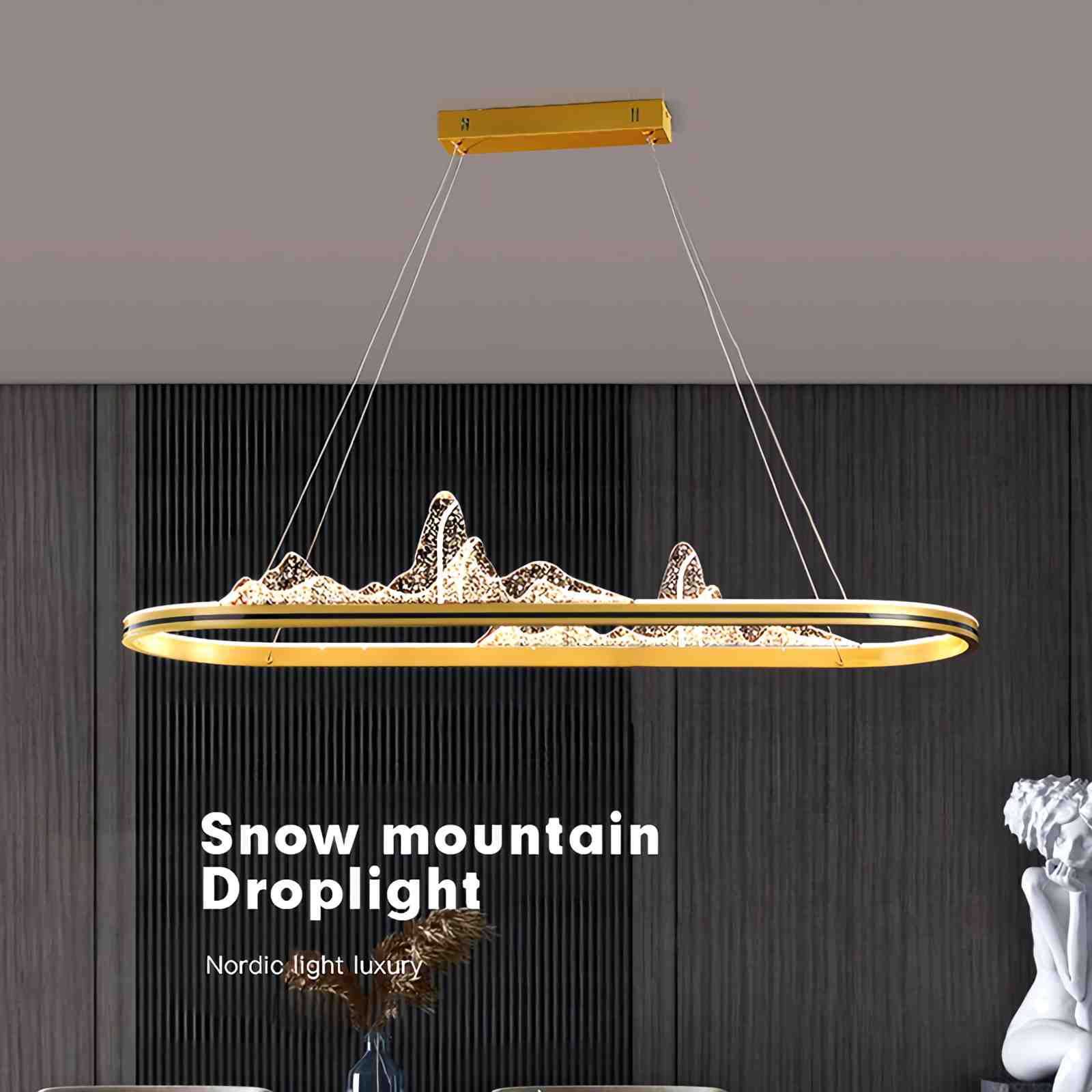 Feyran Nordic Light Luxury Snow Mountain Chandelier