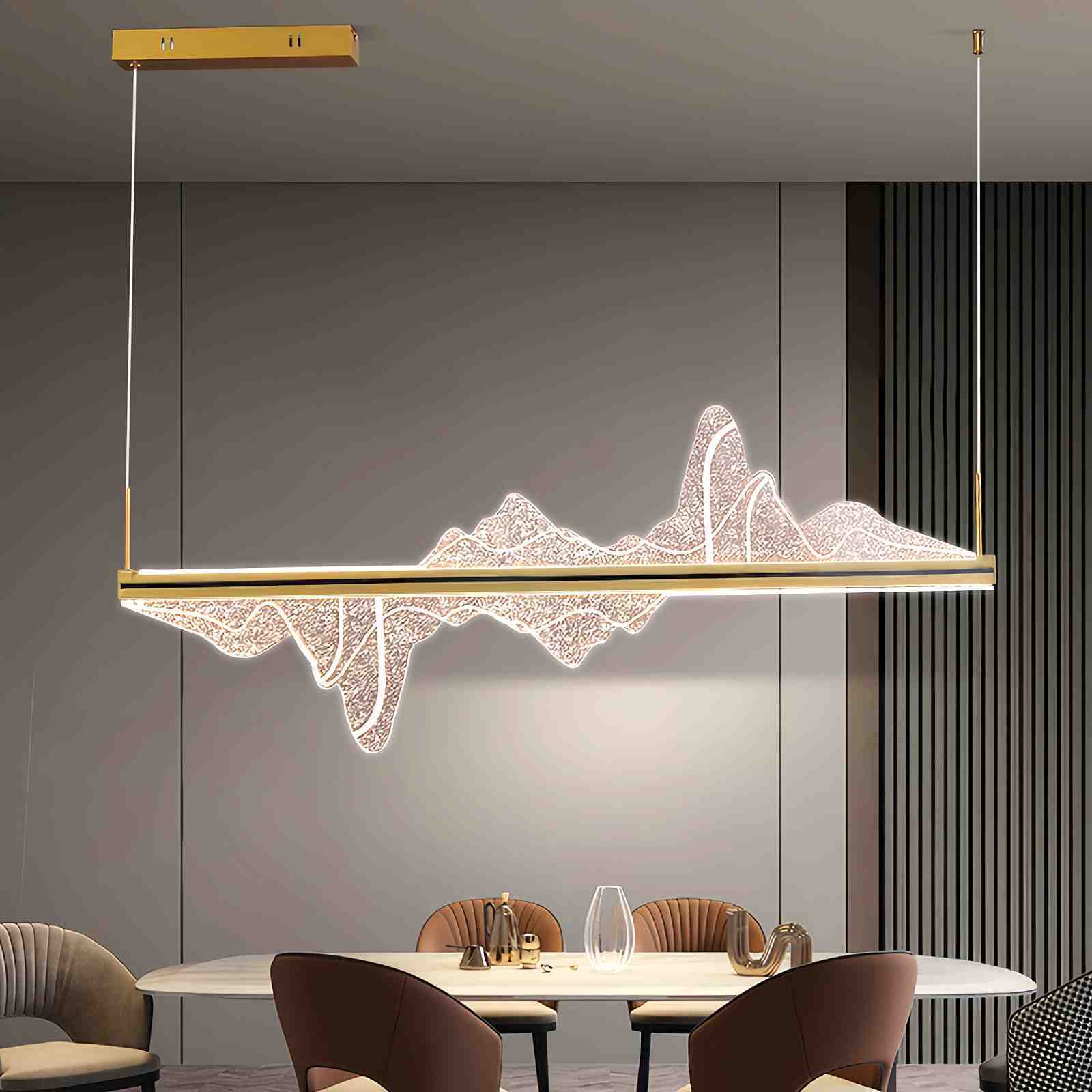 Feyran Nordic Light Luxury Snow Mountain Chandelier