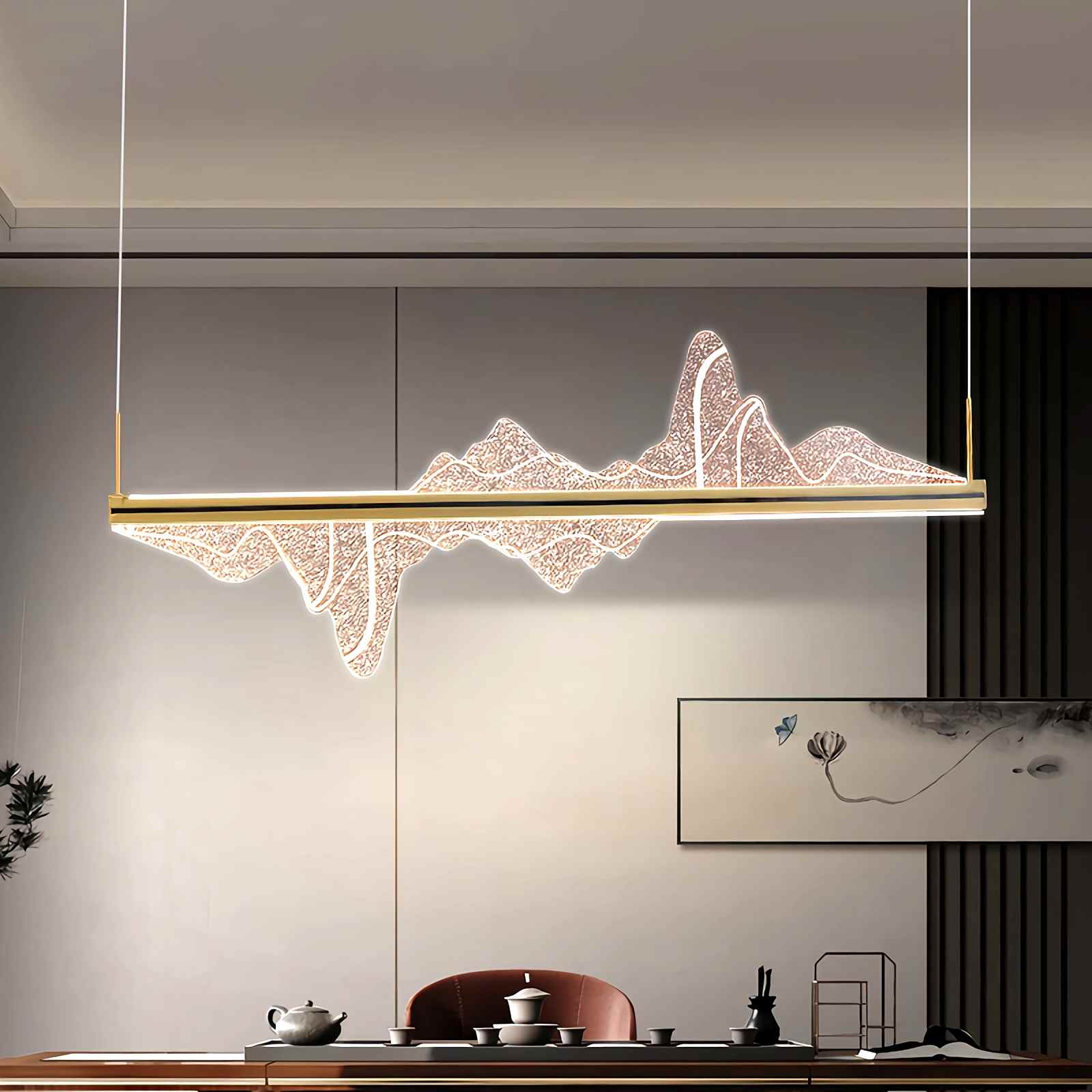 Feyran Nordic Light Luxury Snow Mountain Chandelier