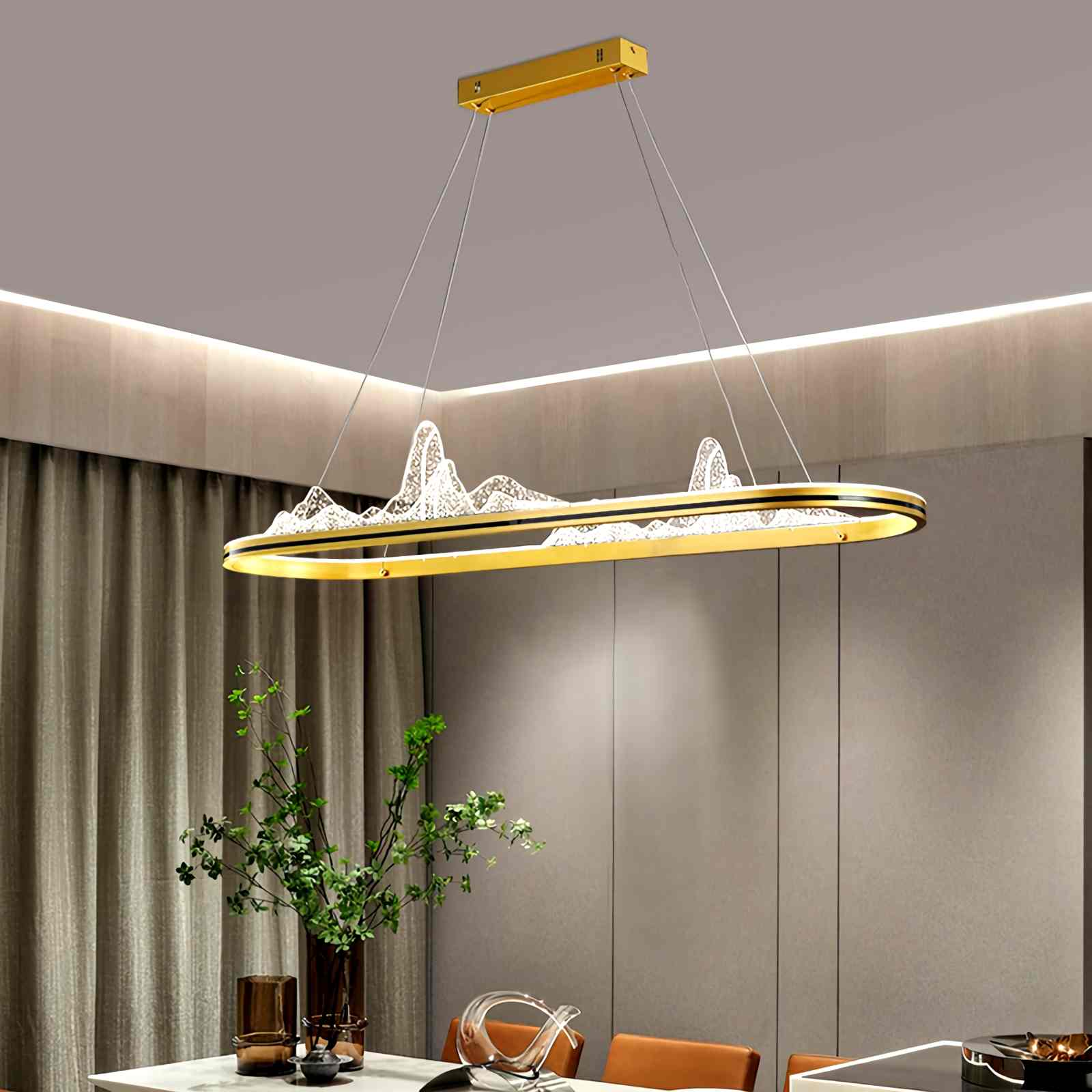 Feyran Nordic Light Luxury Snow Mountain Chandelier