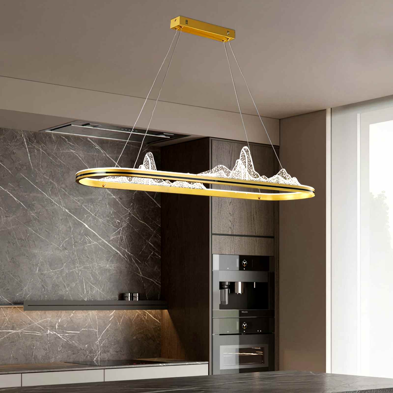 Feyran Nordic Light Luxury Snow Mountain Chandelier