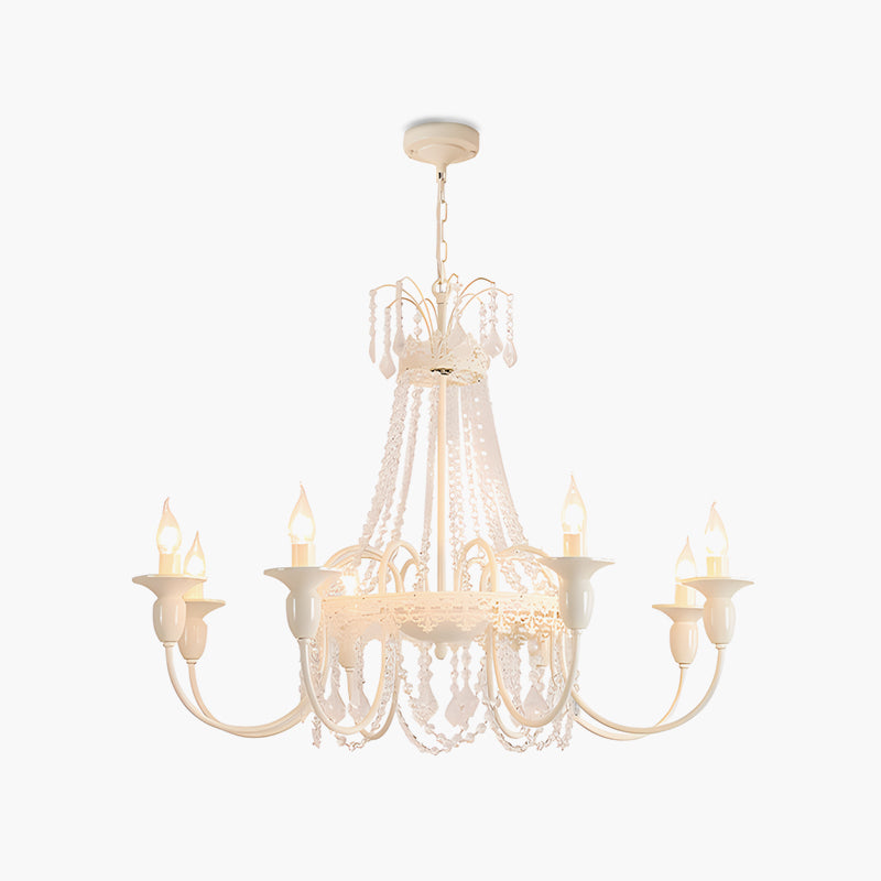 Feyran French Candle Crystal Chandelier