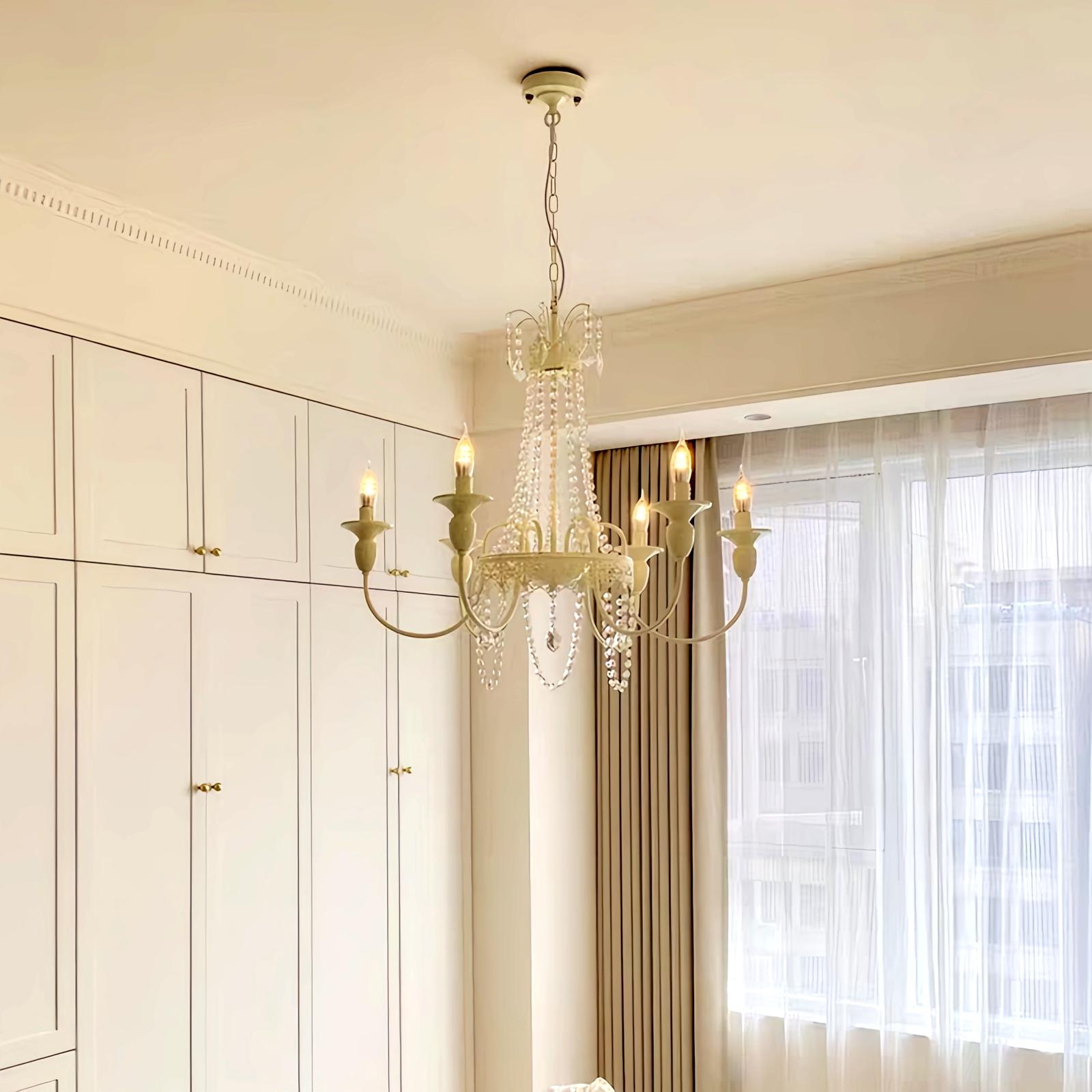 Feyran French Candle Crystal Chandelier
