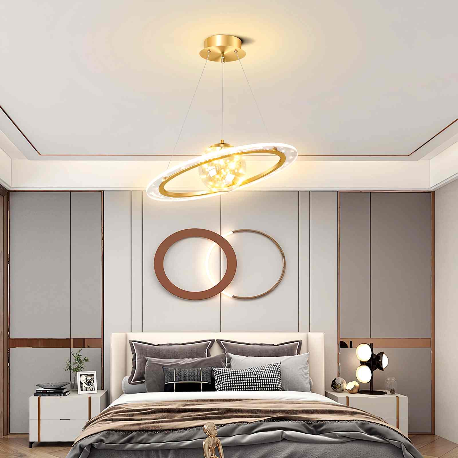 Feyran Planet Chandelier for Dining Room Living Room