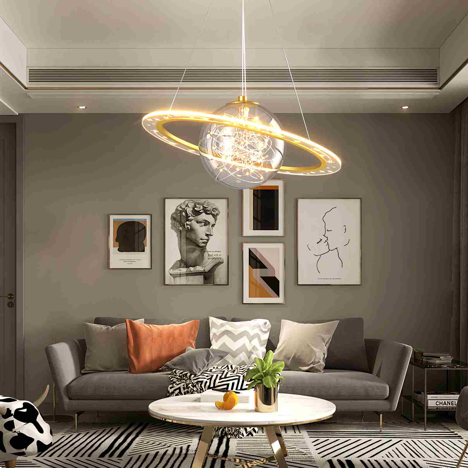 Feyran Planet Chandelier for Dining Room Living Room