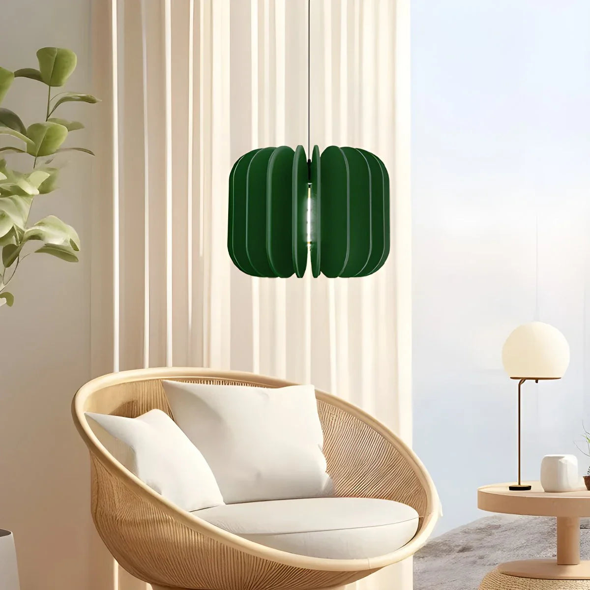 Feyran Pumpkin Slice Acoustic Pendant Light