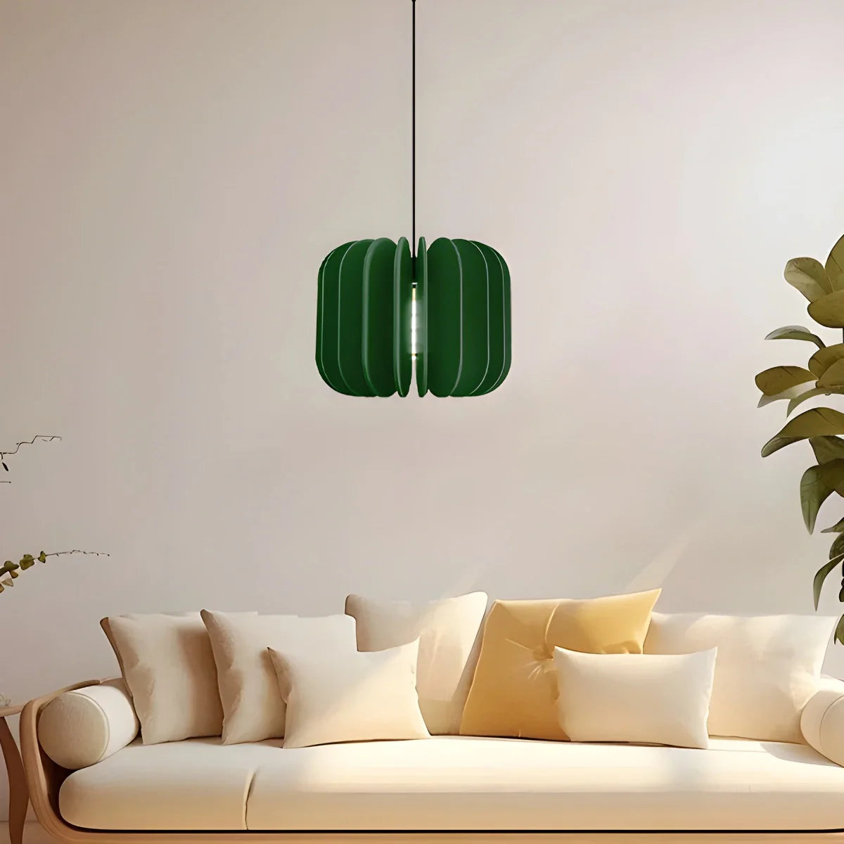 Feyran Pumpkin Slice Acoustic Pendant Light