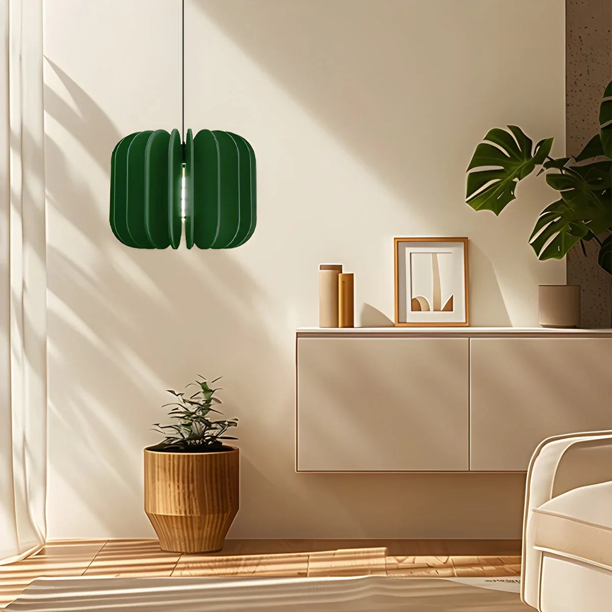 Feyran Pumpkin Slice Acoustic Pendant Light