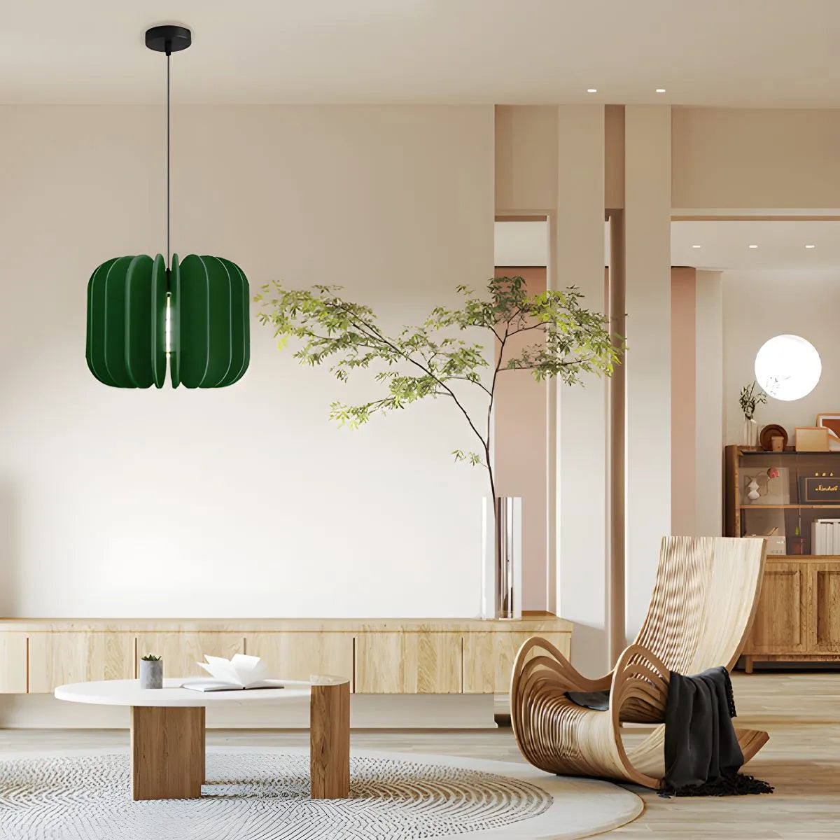 Feyran Pumpkin Slice Acoustic Pendant Light