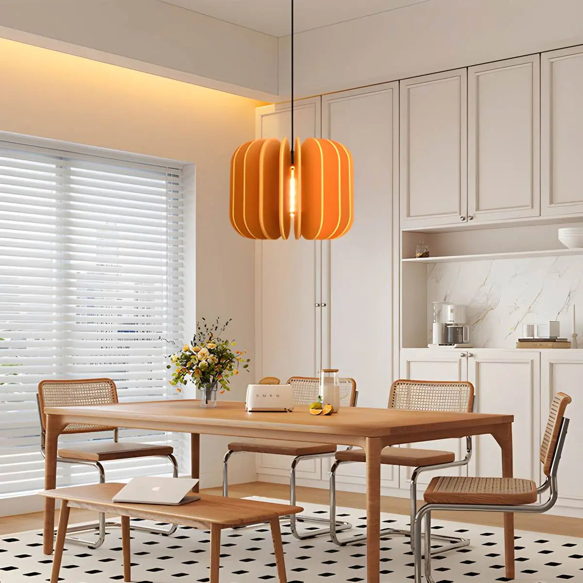 Feyran Pumpkin Slice Acoustic Pendant Light