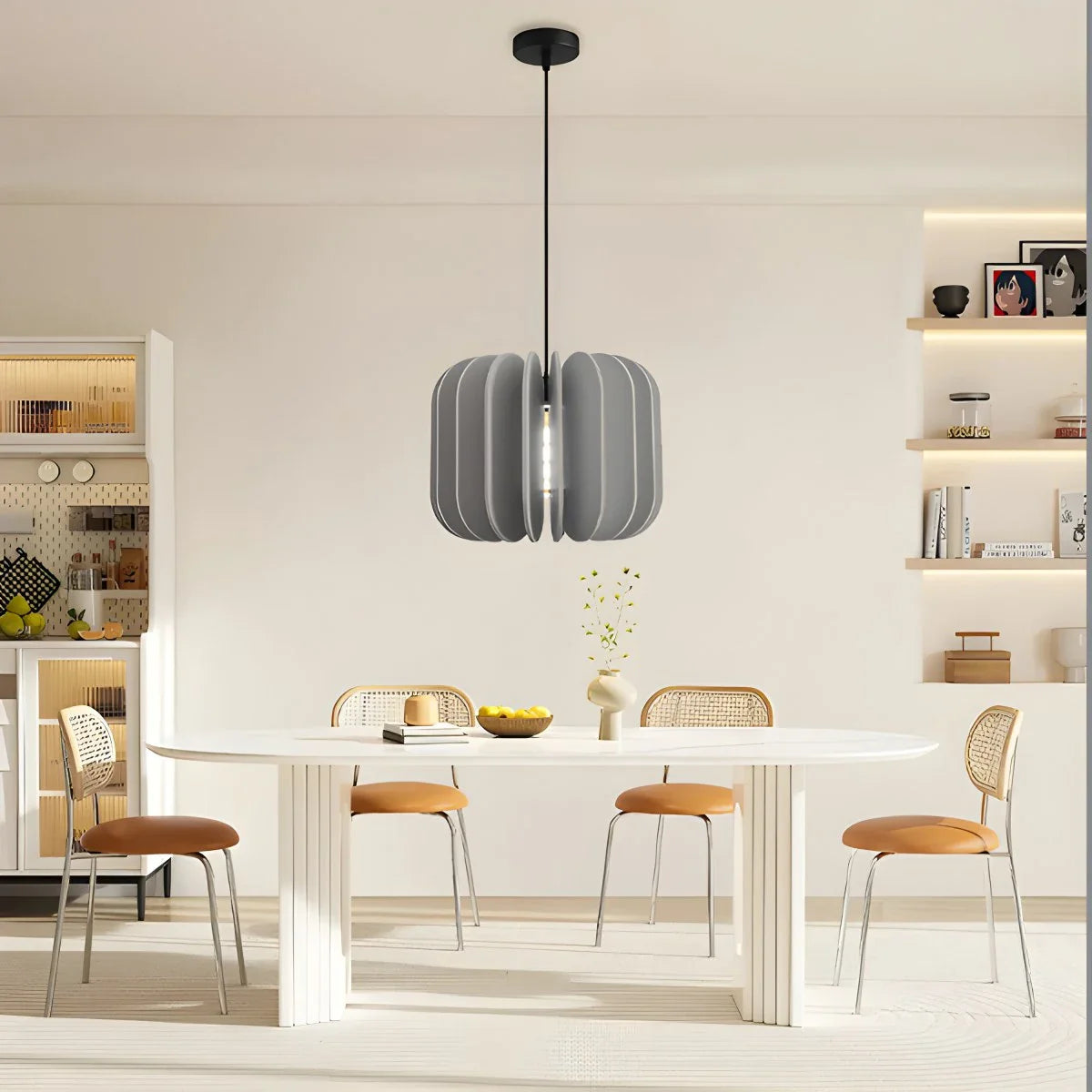 Feyran Pumpkin Slice Acoustic Pendant Light