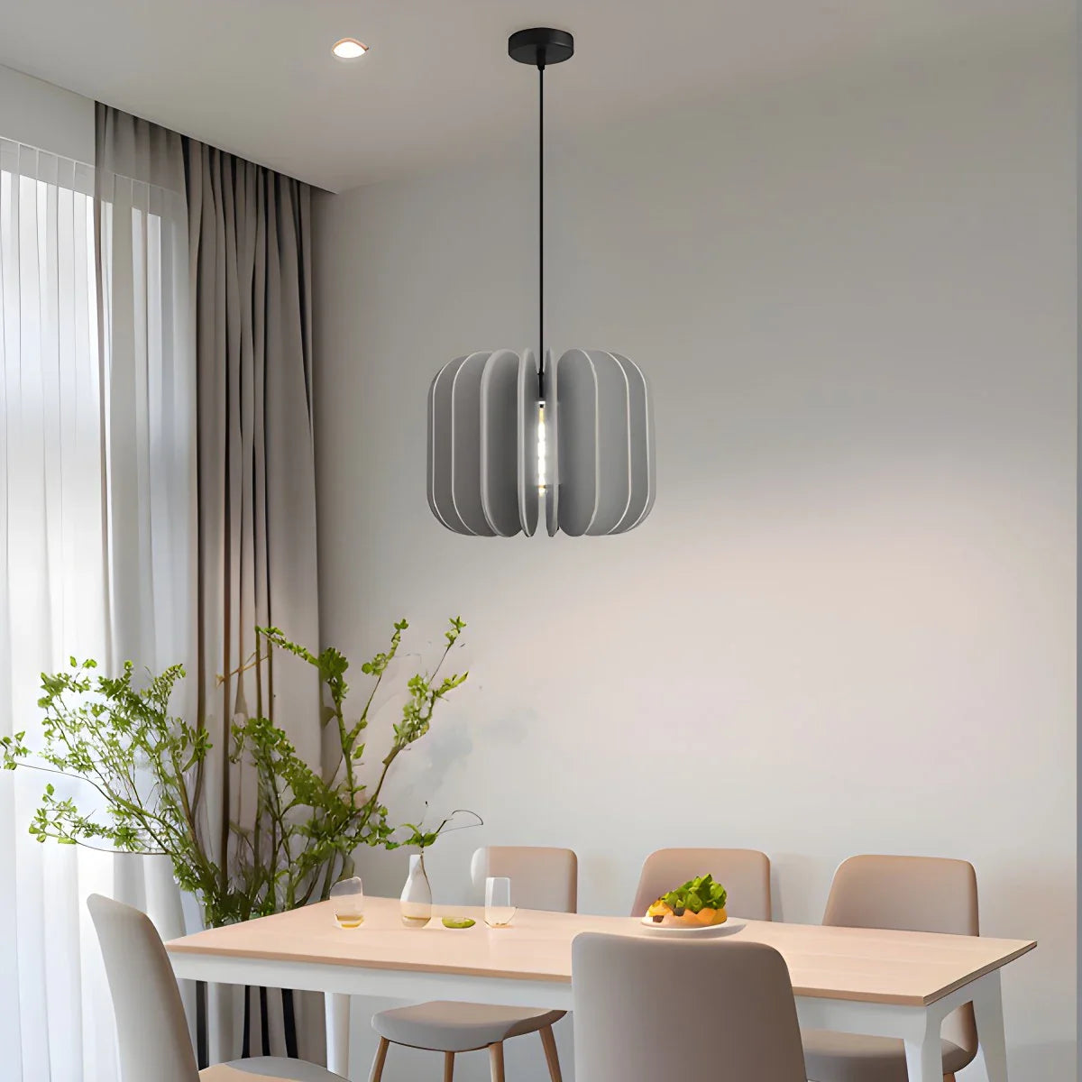 Feyran Pumpkin Slice Acoustic Pendant Light